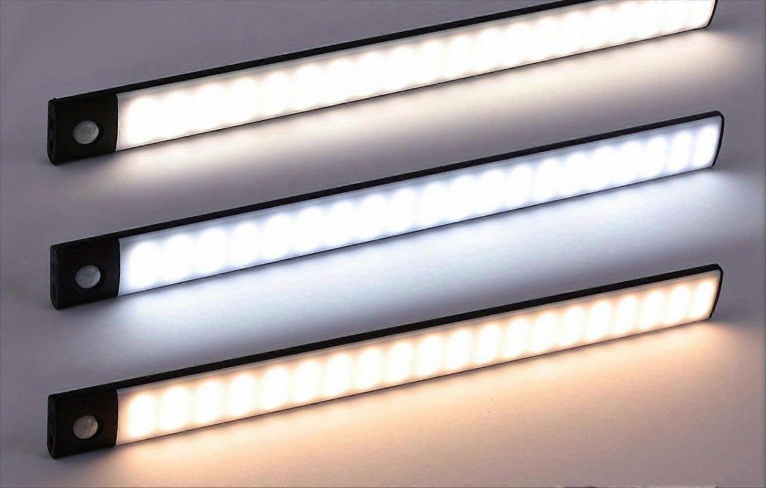 LED Motion Sensor Cabinet Light, Under Counter Closet Lighting, Wireless Magnetic USB Rechargeable Kitchen Night Lights