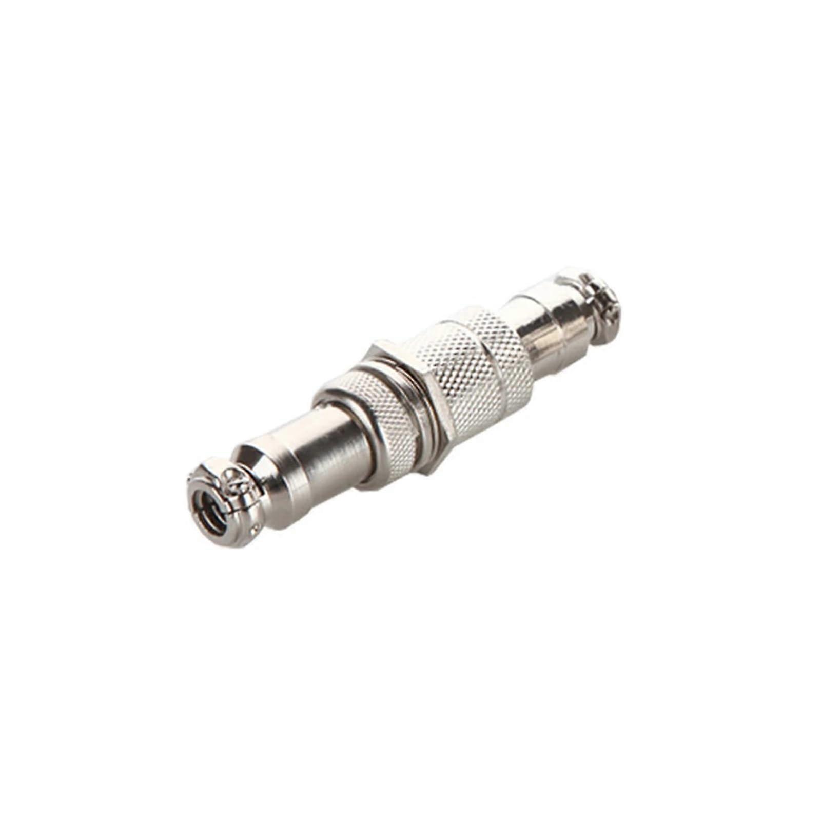 GX12-3 3-Pin 12mm Aviation Connector Kit - Male & Female Butt Joint, GX12 Socket With Plug Interface (5 Sets)