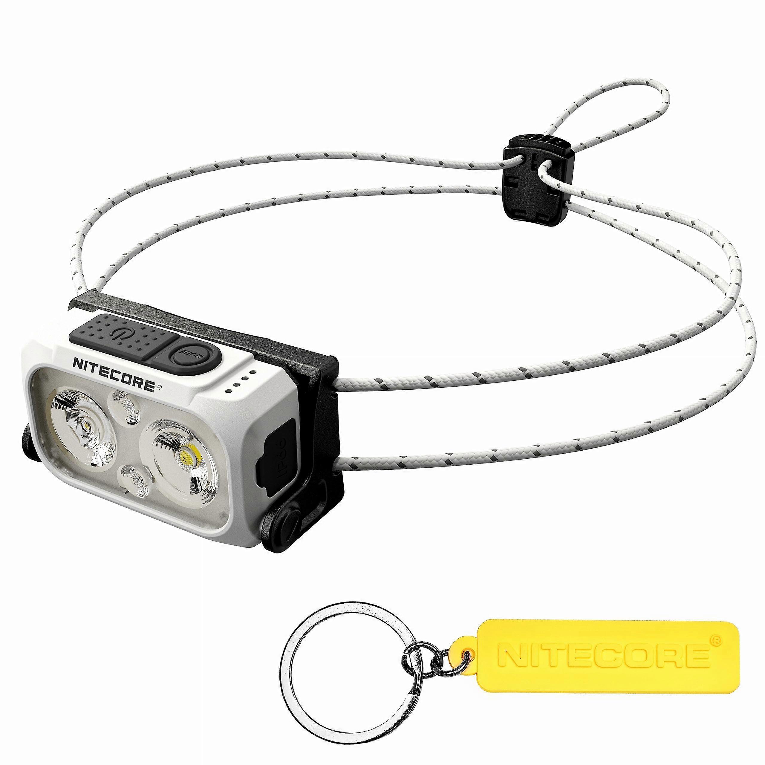 Nitecore NU21 360-Lumen USB-C Rechargeable Headlamp, Ultra-Light, Double-Beam, White