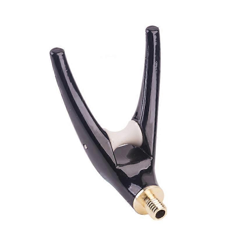 Fishing Rod With Wheel Universal Interface Bracket Head, Color: Black