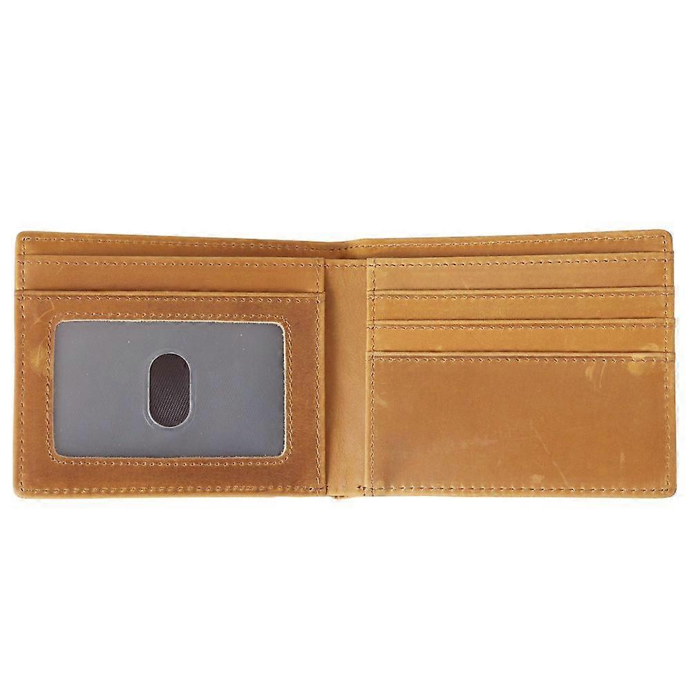 Wallet ultra-thin simple front pocket thin and fashionable (yellow)