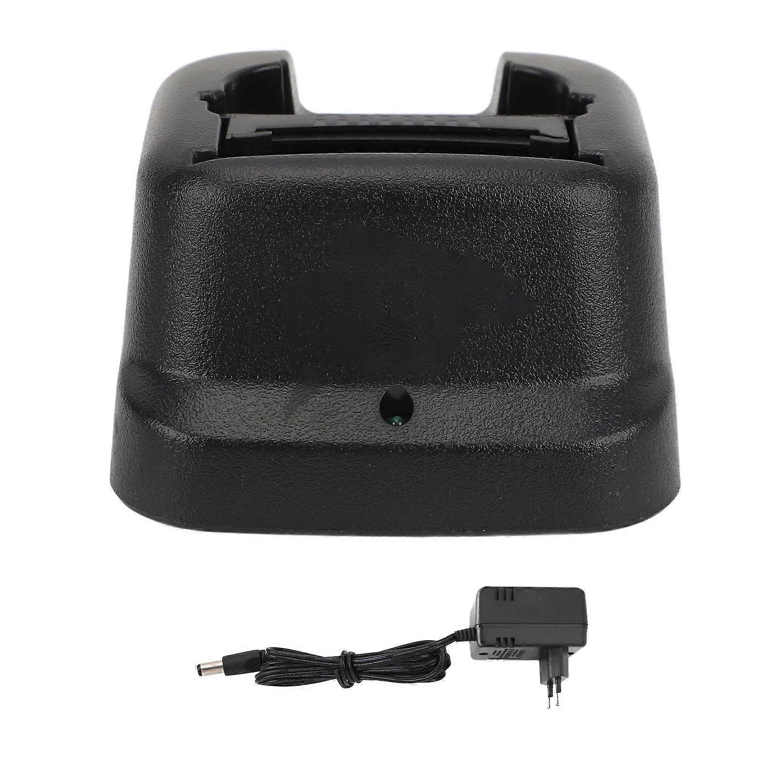 Talkabout Radio Charger Rapid Heat Dissipation Desktop Battery Charging Dock Cradle for ICOM IC‑A6 IC‑A24 IC‑F3GT IC‑F4GT