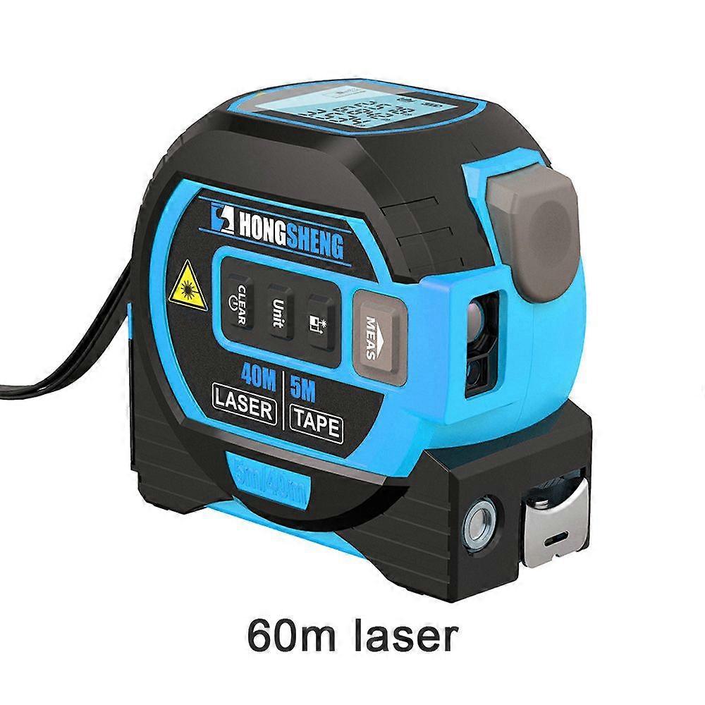 3in1 Laser Rangefinder Accurate Distance Meter Range Finder Tool Measuring Instrument Level 40M 60M Digital Laser Tape Measure
