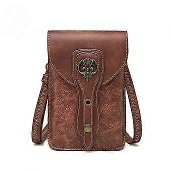 Wekity Frauen Mini Rucksack Geldbörse Pu Leder Anti-Diebstahl Casual Schultertasche Mode Damen Satchel Taschen