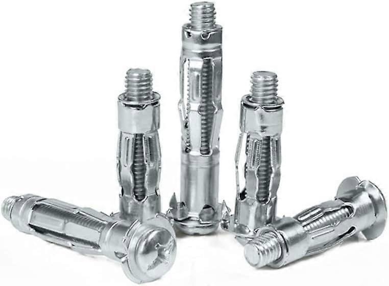 Expansion Screw Bolts with Anchor Bolt Hooks, M4 M5 M6 M8 Metal Wall Anchors and Plugs for Hollow Walls