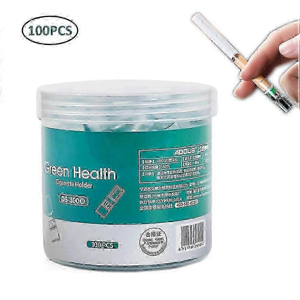 100pcs Cigarette Filter Tip Disposable Cigarette Filters Smoking Filtration Cleaning Holderzz