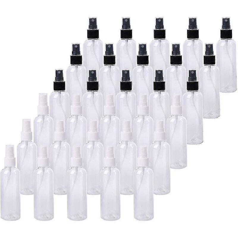 30 x 100 ml Empty Refillable Transparent Spray Atomizer