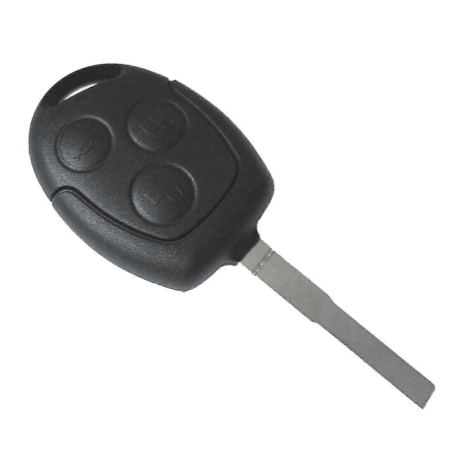 3 Button Flat Blade ABS Blank Remote Key Case Fob Shell Replacement for Ford Focus