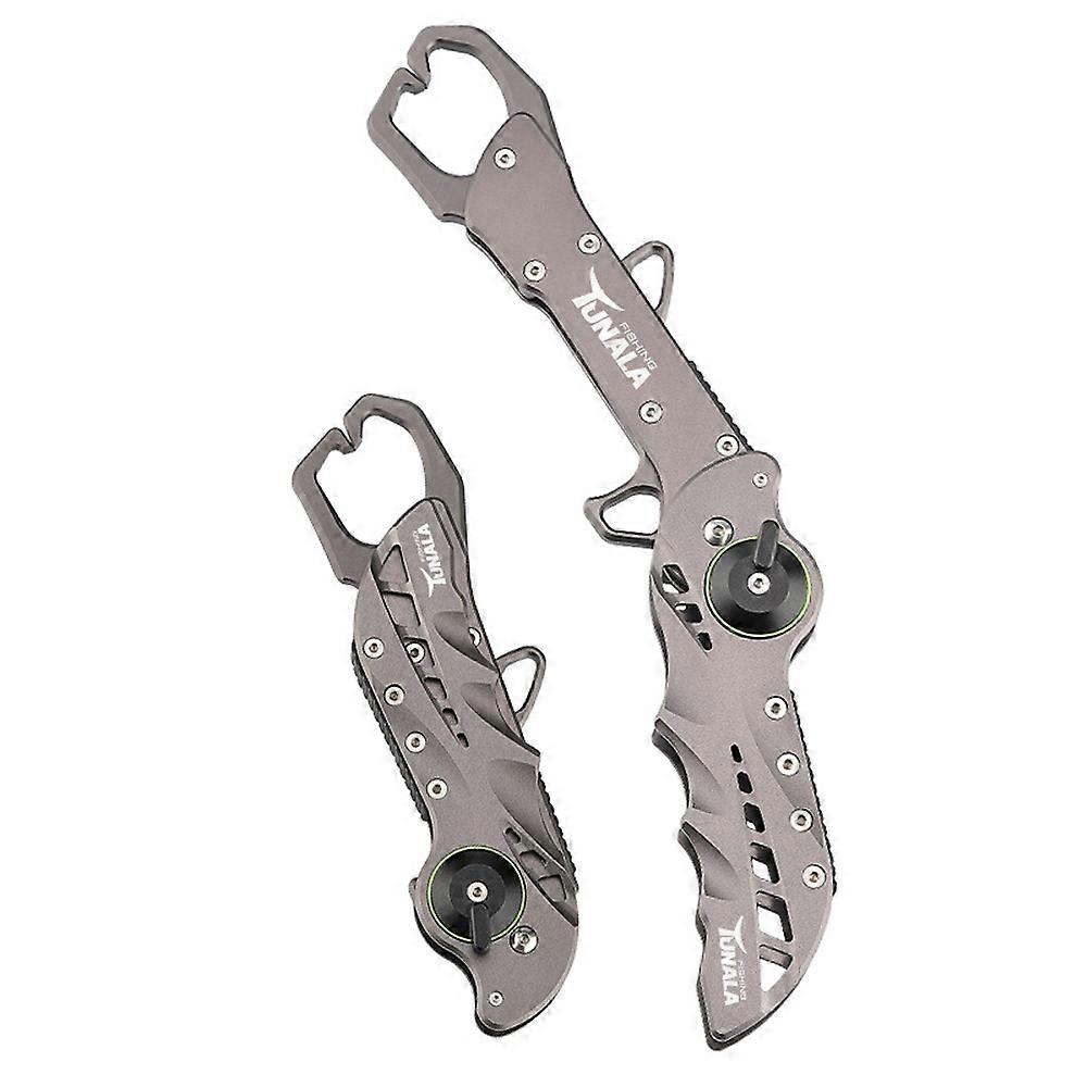 Folding Fishing Lip Gripper Collapsible Fish Controller Aluminium Alloy Fish Holder