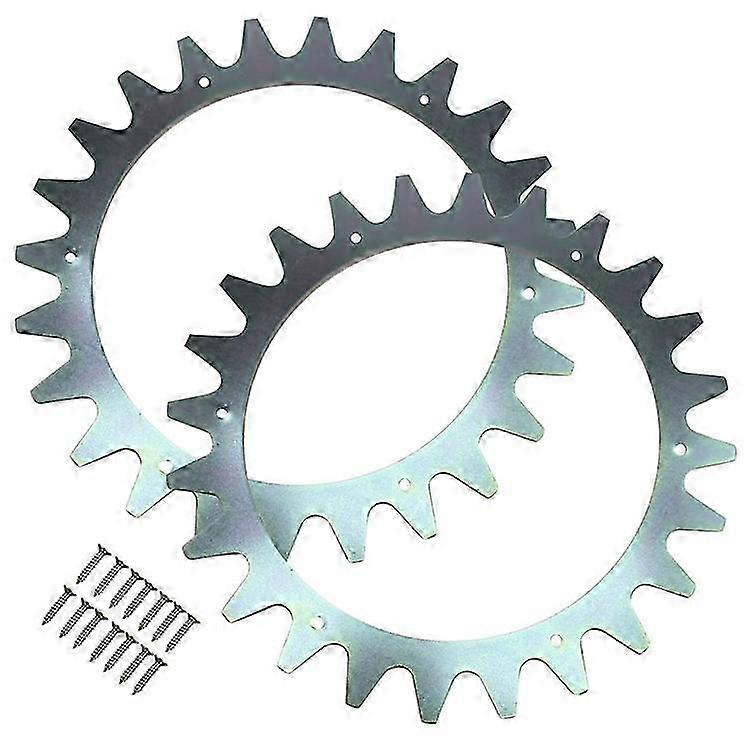 TLMC-01 2 SPCC Spikes Compatible For ROB R1000 / R800 / R600 Lawn Mower with 14 Self-Tapping Screws Mcculloch