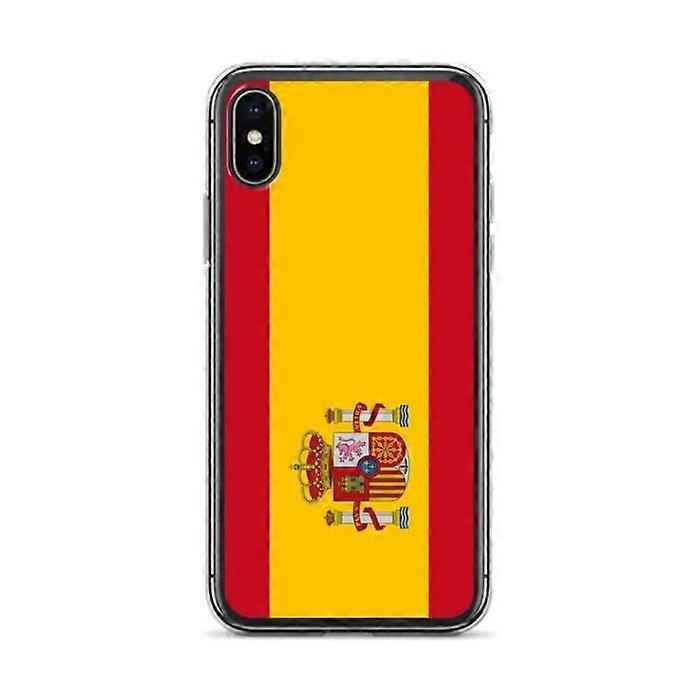 iPhone Case - PIXELFORMA - iPhone X - Flag of Spain - Soft Silicone - Lightweight Design