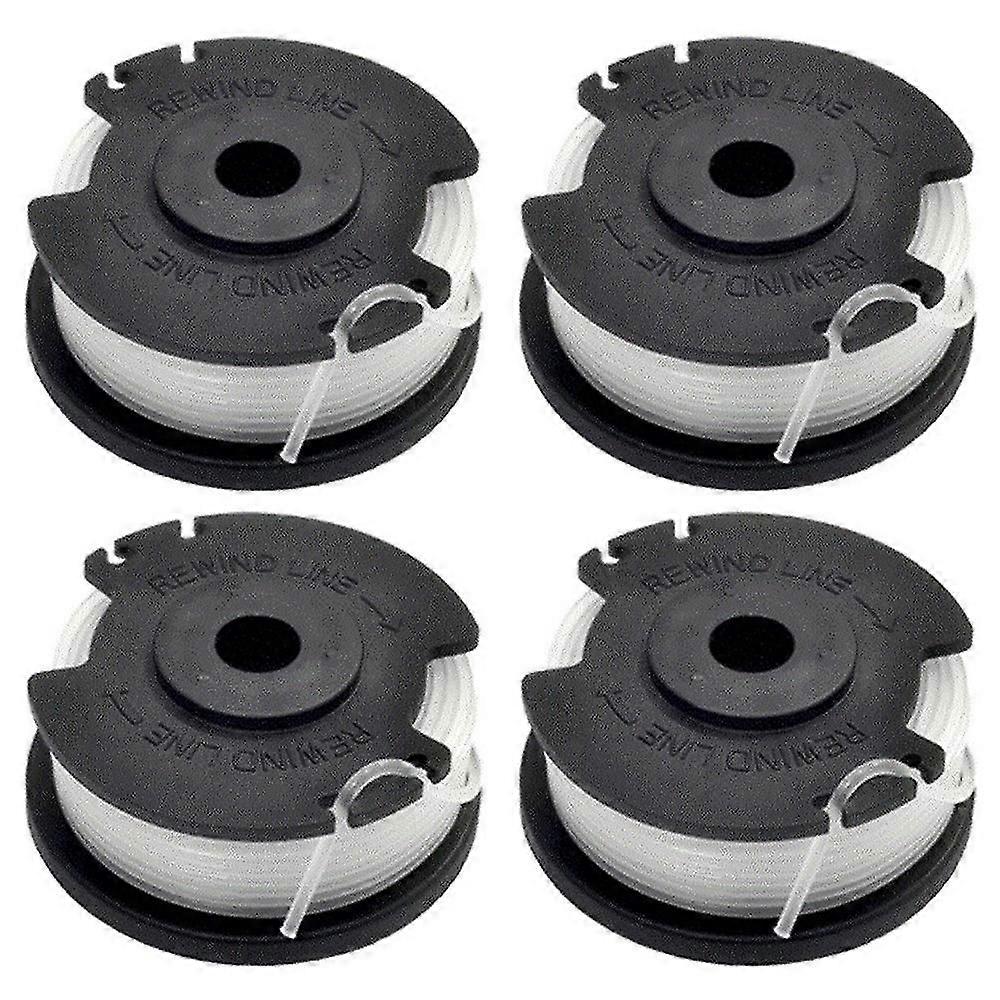 4Pcs Replacement Spools for Hyper Tough 20V Max String Trimmer Wire Reels DCQW