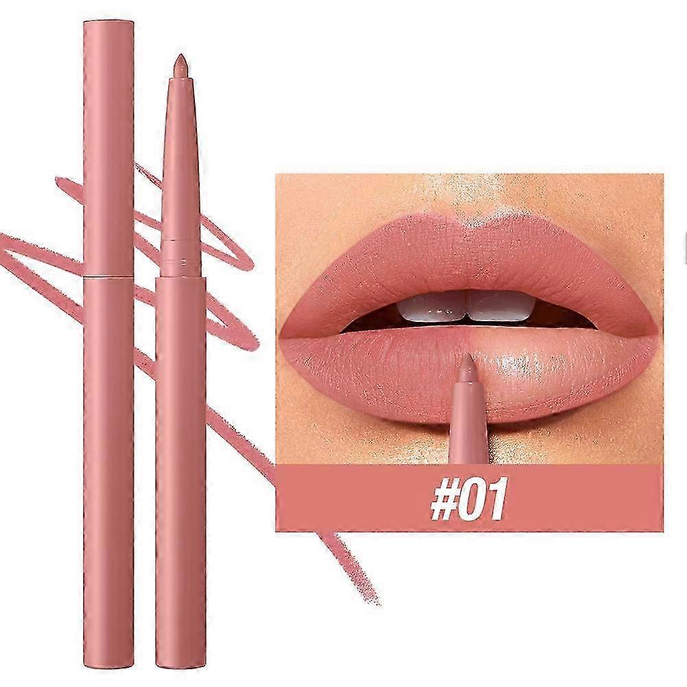 2025 Portable Twelve Color Lip Liner Matte Long-lasting and Non-fading
