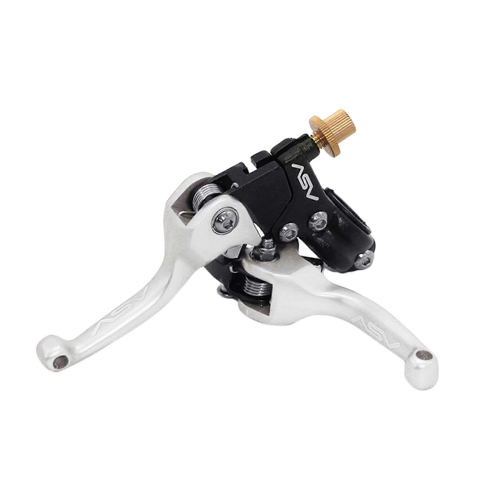ATV Handle Brake Handle Clutch 7/8'' 22mm Levers Bull Horn for CRF KLX Motocross Modified Accessories Silver