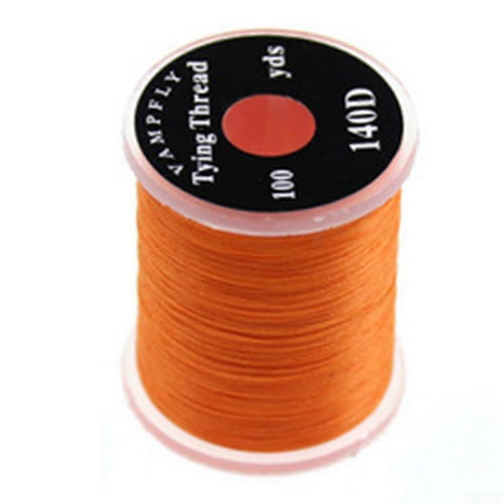 Angelschnur for fly tying, strong polyester binding cord all for your fishing needs, 100 m black