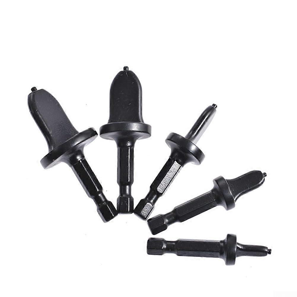 Copper pipe drilling and flaring tools, a complete set with 5 important articles for HVAC.