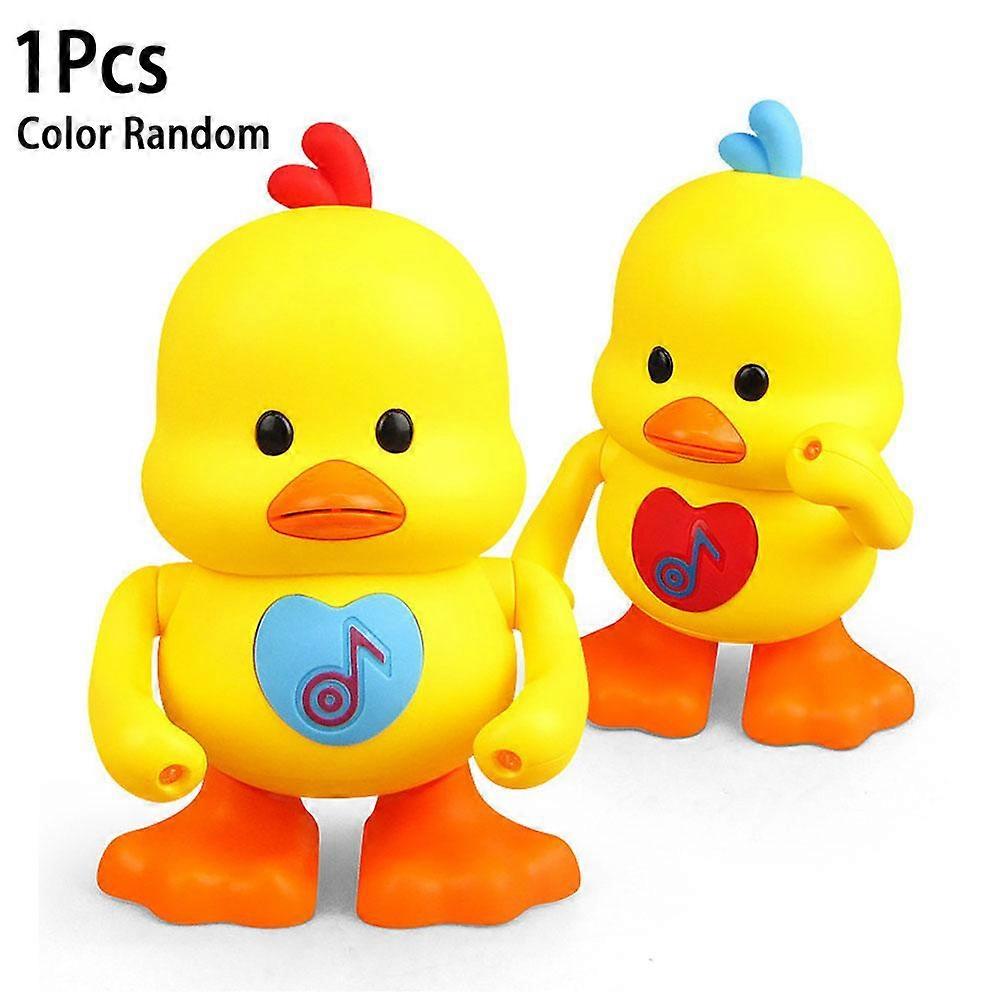 YJ3022 Dancing Duck Random Color (A)$ Dancing Cute Duck Music Light Dancing Cute Duck Electric Doll Children's Toy