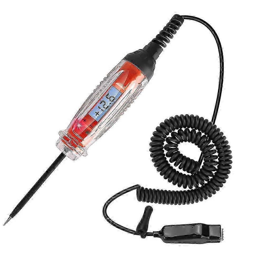 Automotive Test Light 3-60V DC Digital Light Tester with Voltmeter, Heavy Duty Auto Ciruit Tester E