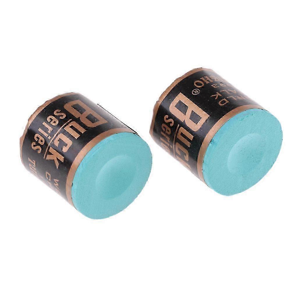 Professional 2 Blocks/Box Premium Snooker Pool Cue Tip Table Billiard Chalk 2025