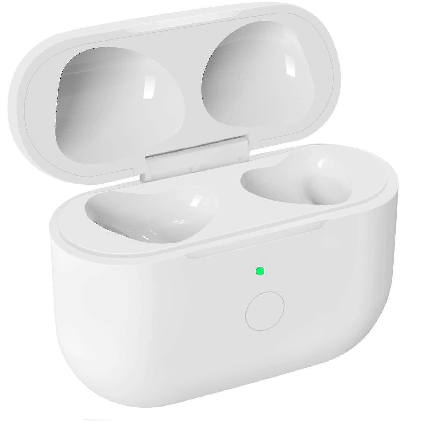 Wireless Charging Case Replacement Compatible with AirPods 3rd Generation Charging Case with Fast Charge and Bluetooth Pairing Sync Button(White)
