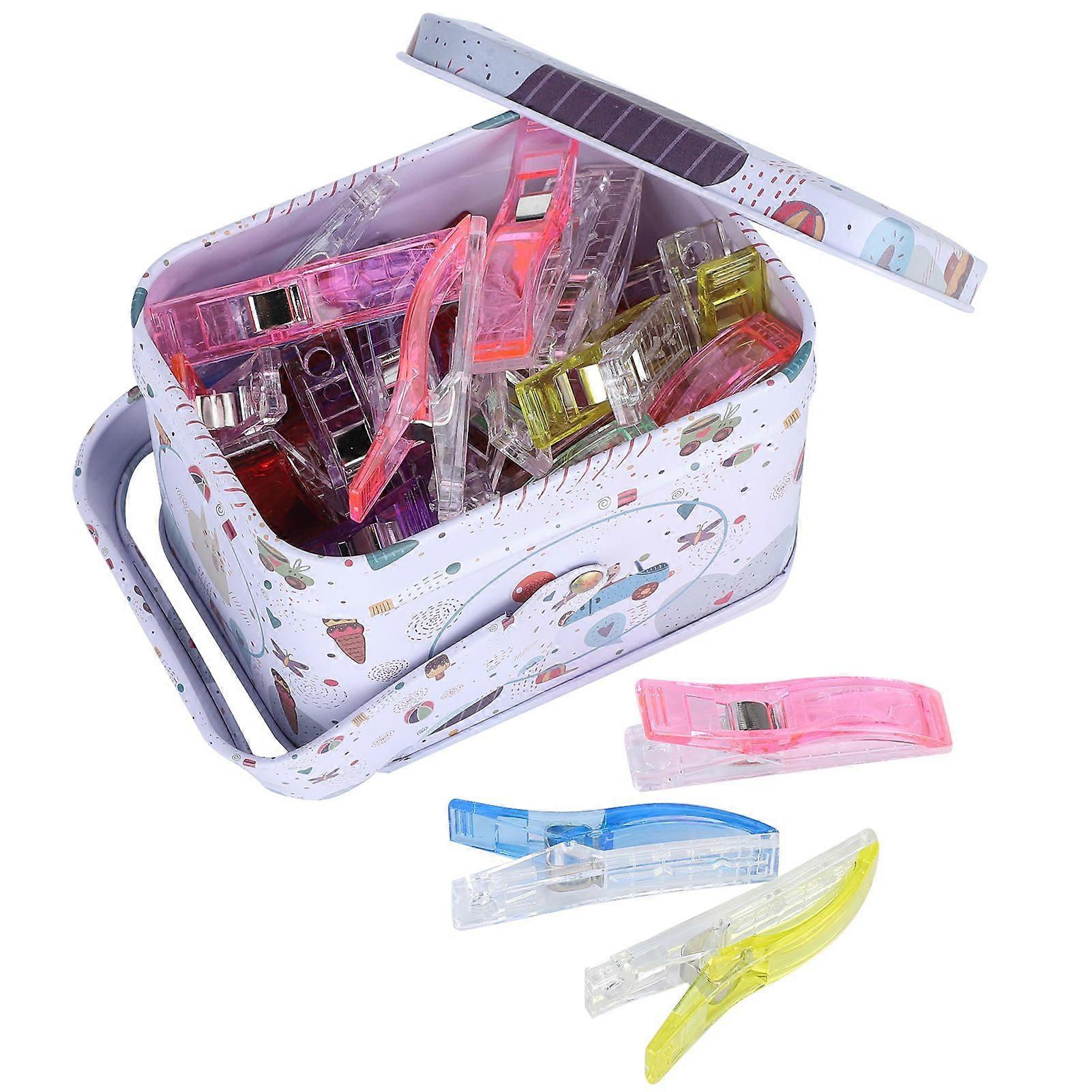2025 Latest Model  30Pcs Sewing Clips Colorful Plastic Hemming Fixing