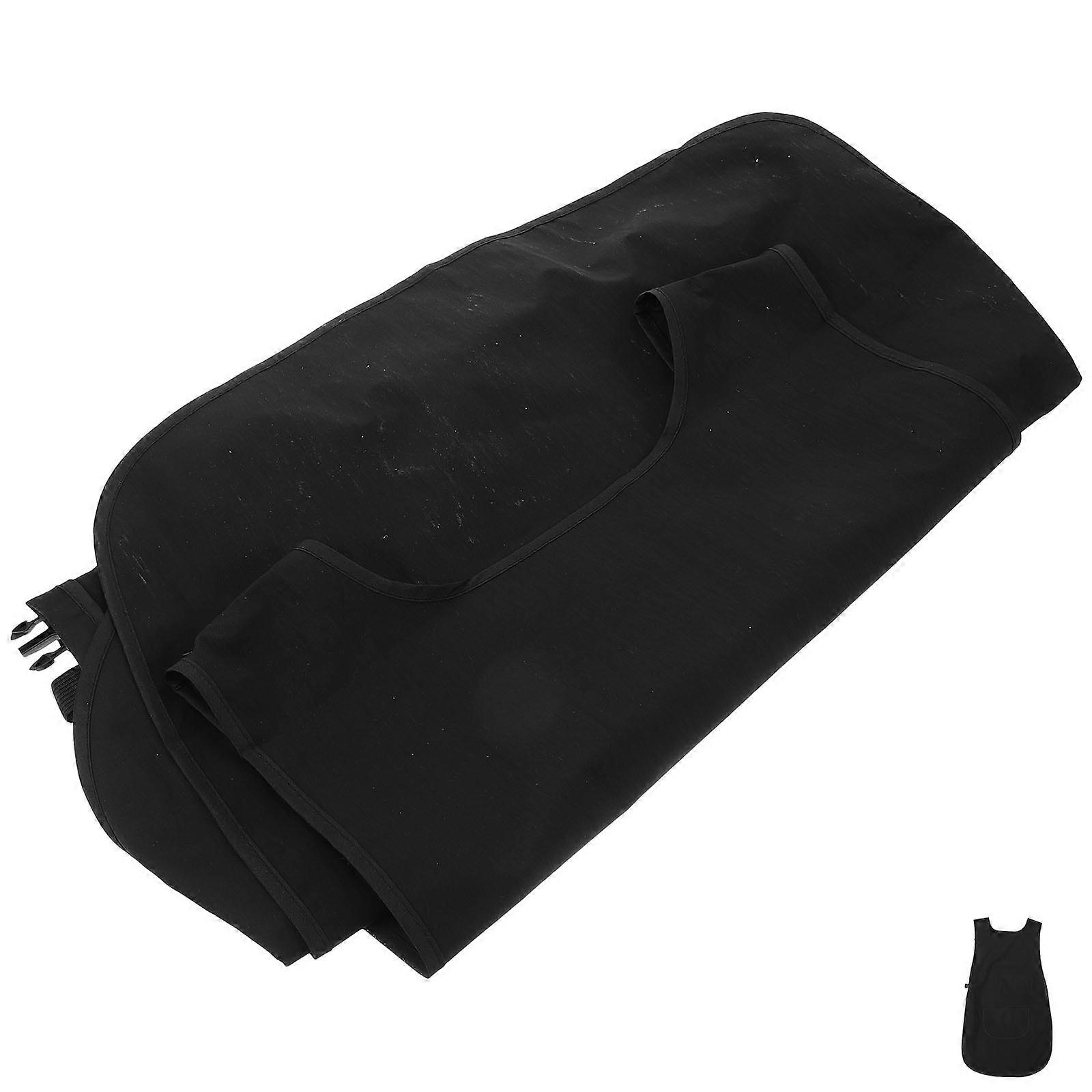 Sleeveless Barber Vest Apron for Hair Stylists – Fade Resistant Polyester Salon Uniform with Pockets – Stylish Workwear for Barbers and Kitchen Use