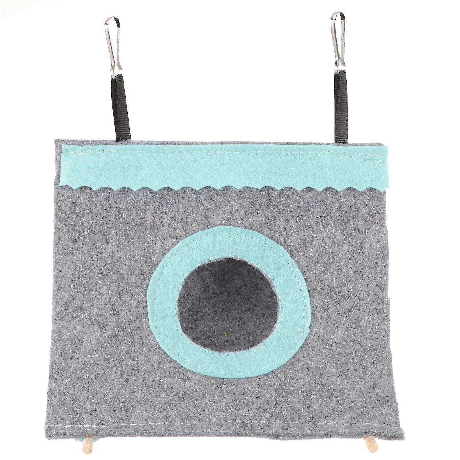 Bird Hut Triangular Parrot Nest Felt Material for Pet Owners Sleeping Resting 1Set