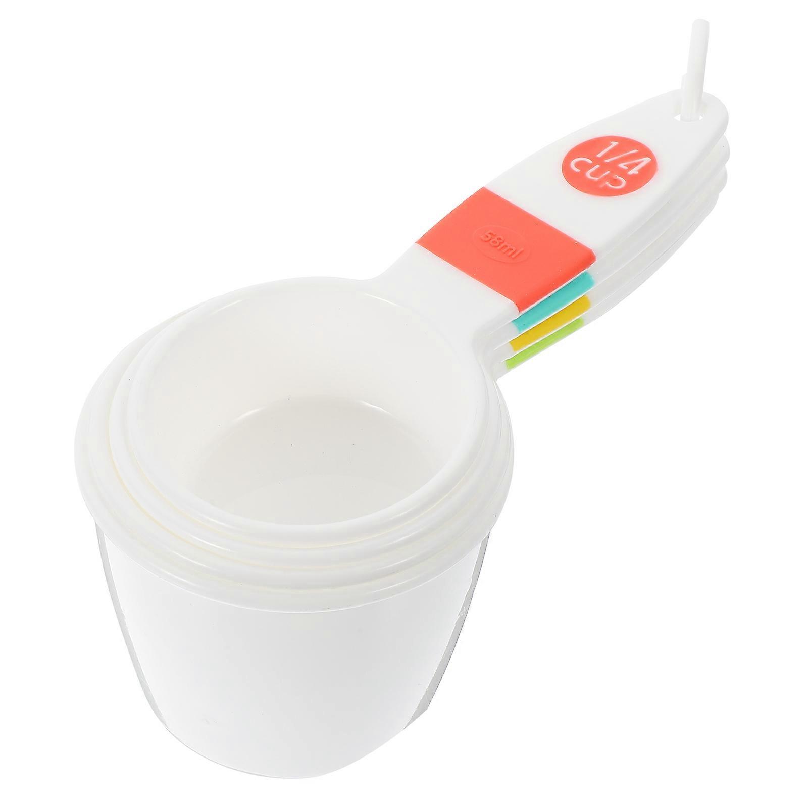 Plastic Measuring Cups Convenient Measuring Sets for Cooking 4Pcs