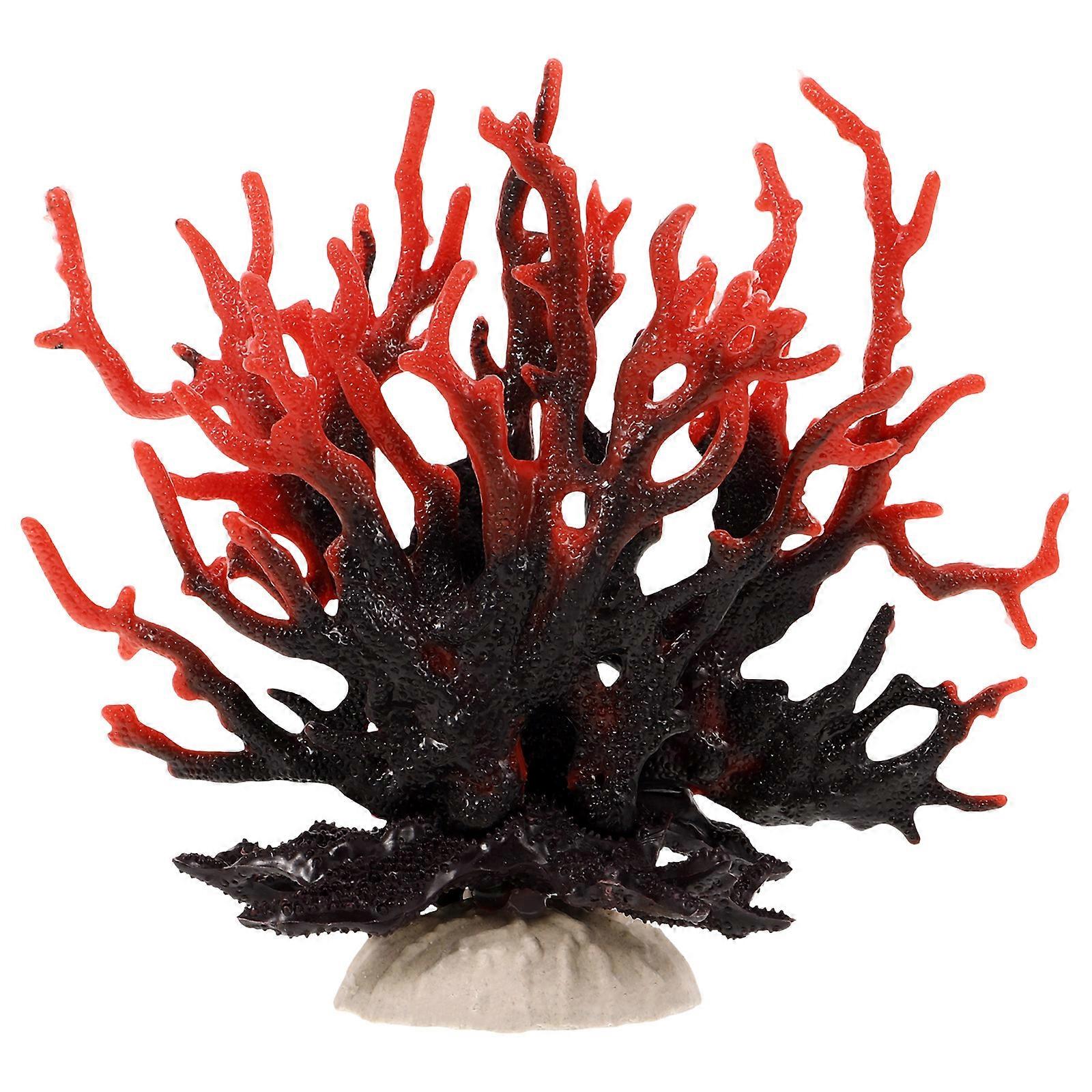 Fish Tank Landscaping Ornaments Simulation Coral Model Base Layering Bone Tree 1Pack