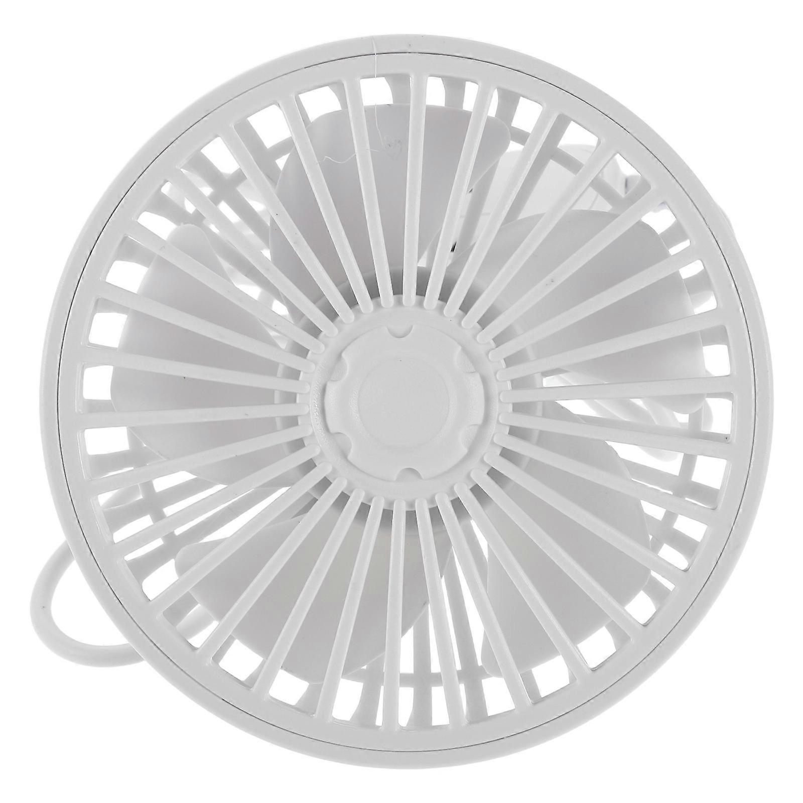 Fan For Car Usb Powered 3 Speed Rotatable 360 Degree Cooling Function Compact Design For Summer Driving 1Pack