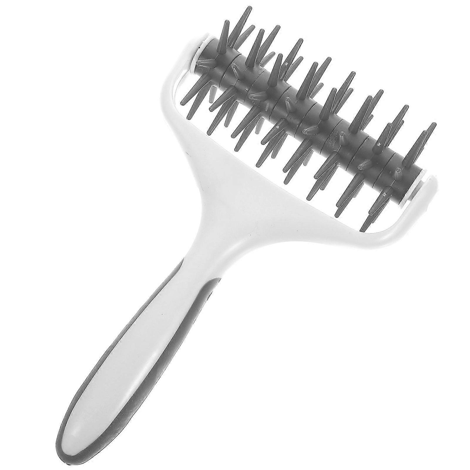 Dough Docker Roller Pizza Docker Roller Tool Baking Roller Pin Puncher For Hotel Kitchens ABS Material Labor-Saving 1Pcs