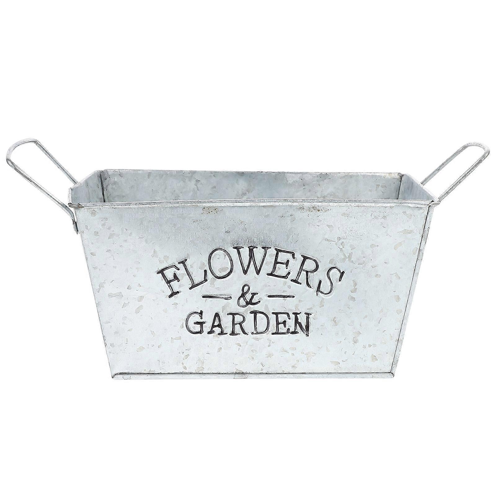 Outdoor Planter Vegetables Planting Pots Natural Color 30X13X12CM Anti-fall Not Easy to Deform 1Pcs