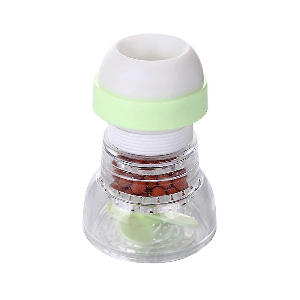 Water Tap Aerator Faucet Aerator Nozzle Tap Adapter Device Kitchen Use Green 6.50X5.80X5.80CM 360 Degree Rotatable 1Pcs
