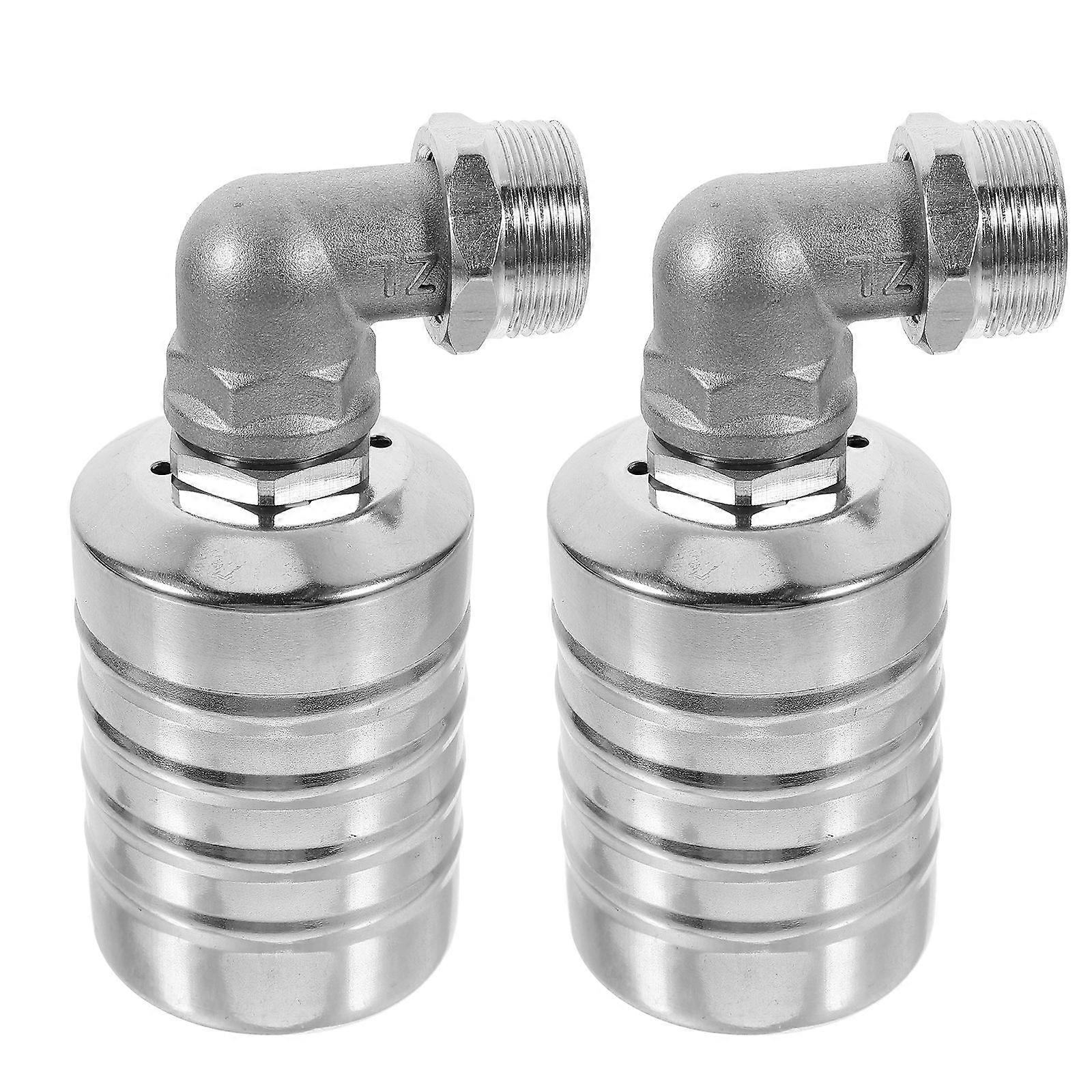 Adjustable Float Valve Silver 9.00X4.50X4.50CM Ensures Stable Water Levels For Pools 2Set
