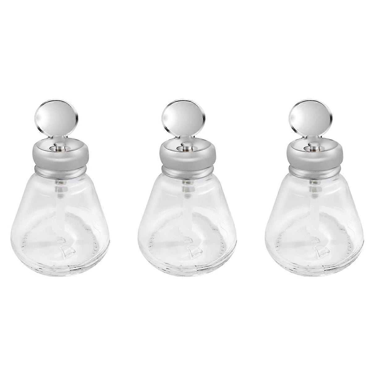 Empty Nail Polish Dispenser Glass Push Bottle