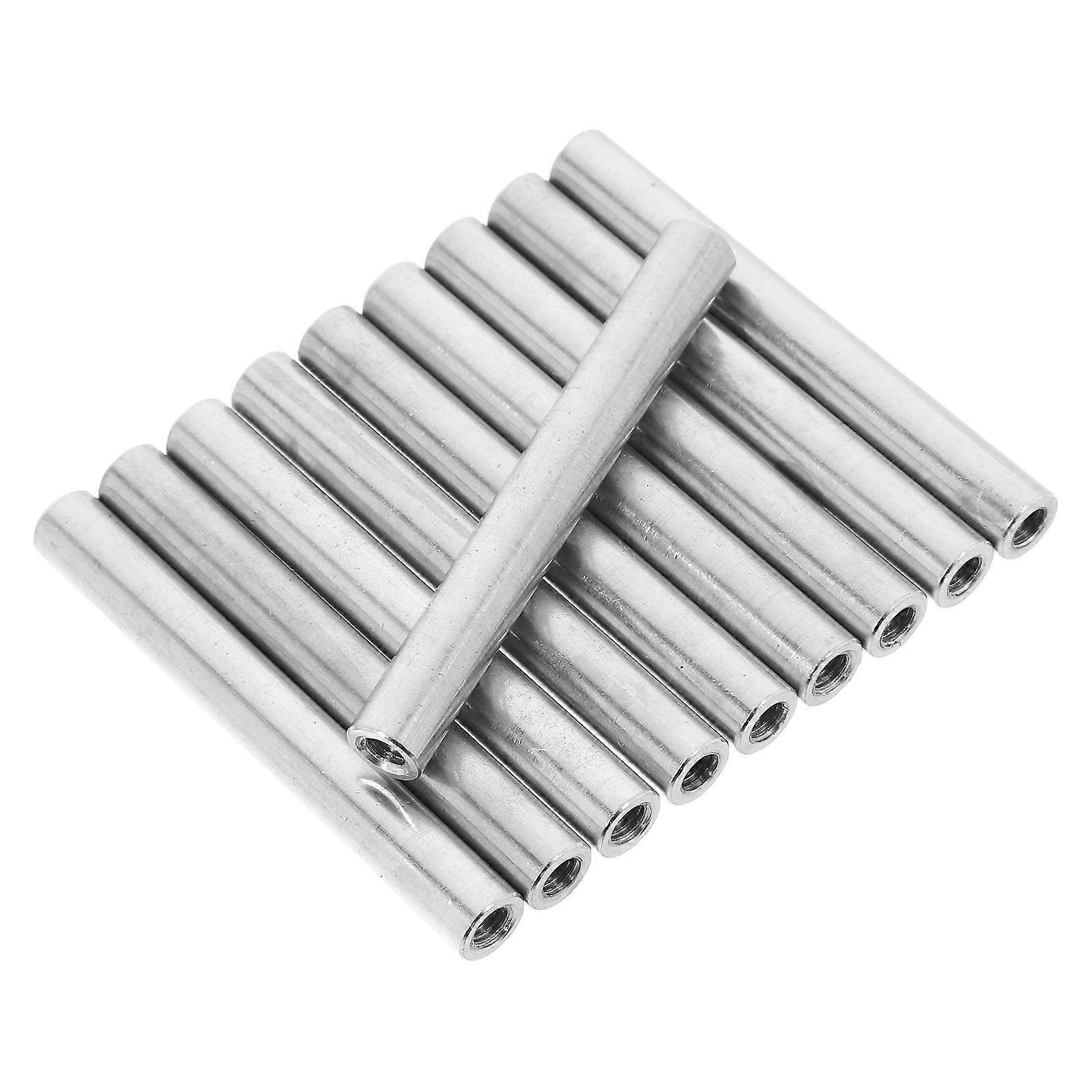 Water Heater Aluminum Rods Square Shape Silver Color 6.50X0.80X0.80CM Water Quality Testing 10Pcs