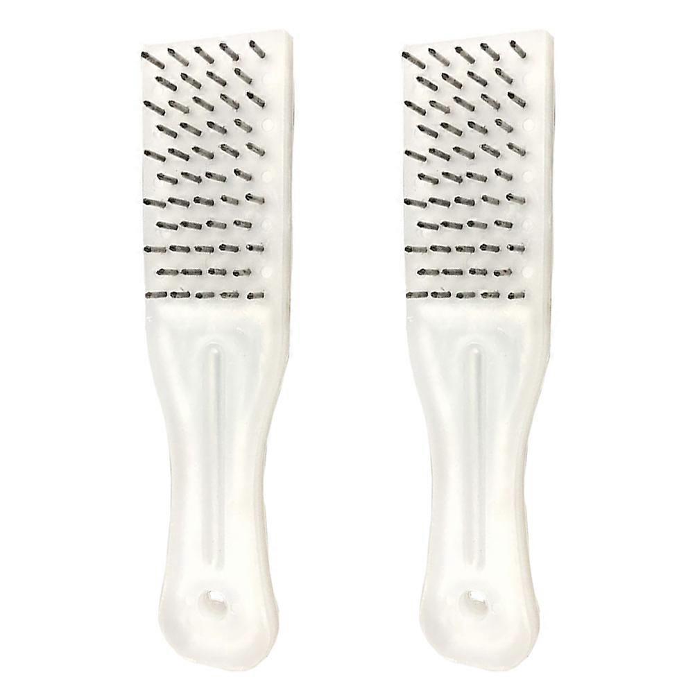 Scraping Tool Brush Safe Handling For Kitchen Tools White L 2Pcs