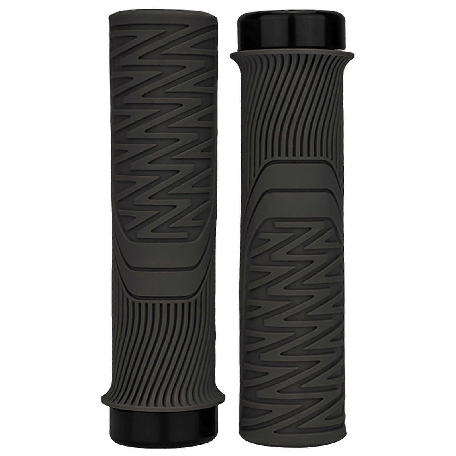 Mountain bike handlebar grips with aluminum locks, nonslip, comfortable locking