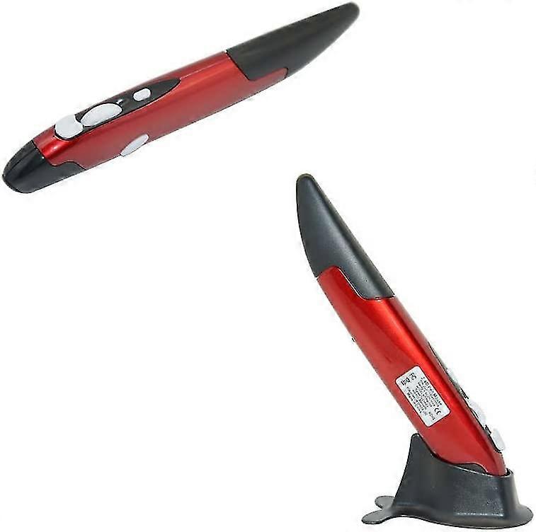 2.4GHz USB Wireless Optical Mouse for PC Laptop Computer Smart Mouse (Red) Suitable for Certain Brands