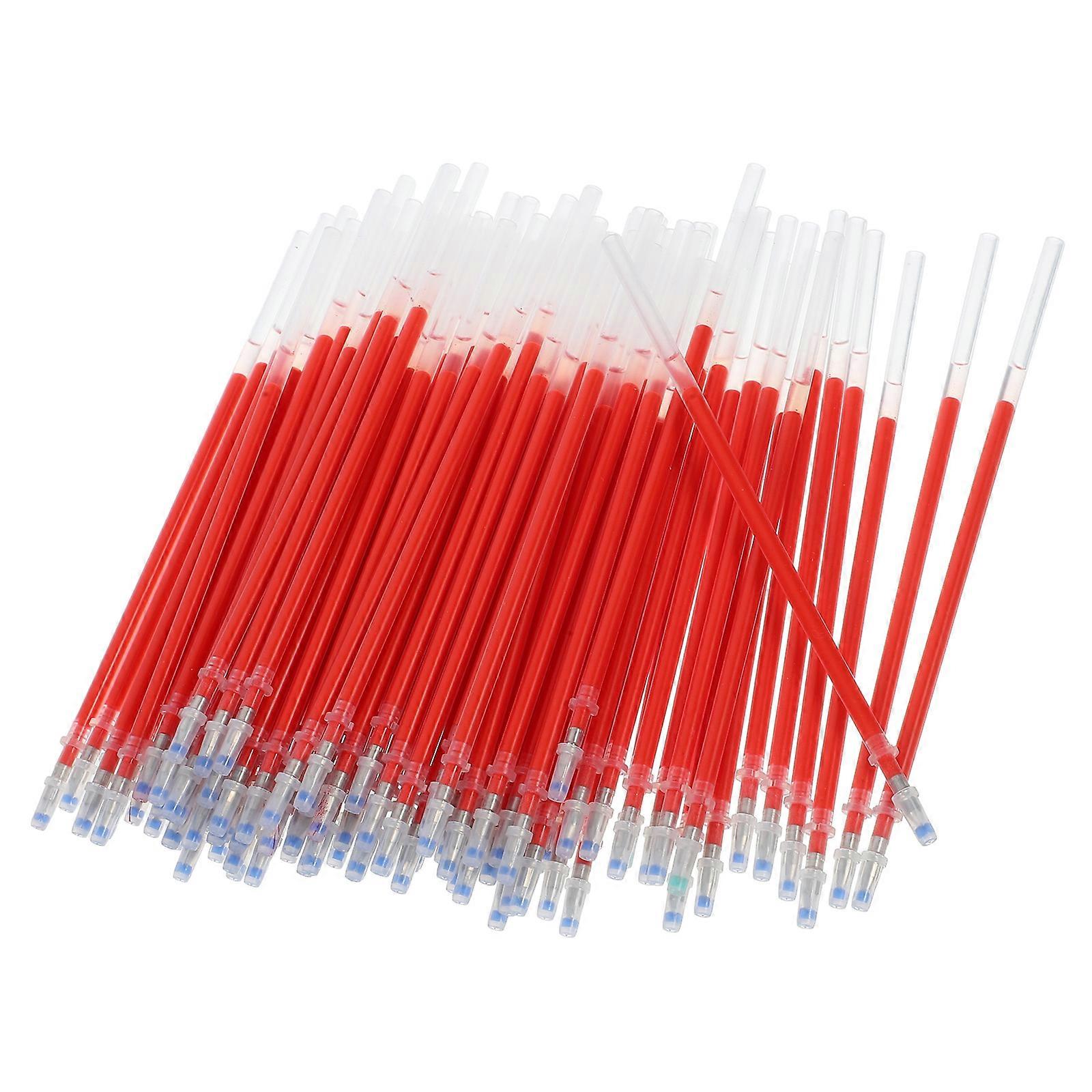Replacement Ink Pen Refills Gel Pens Refill Office Use .00X0.50X0.50cm Writing 100Pcs