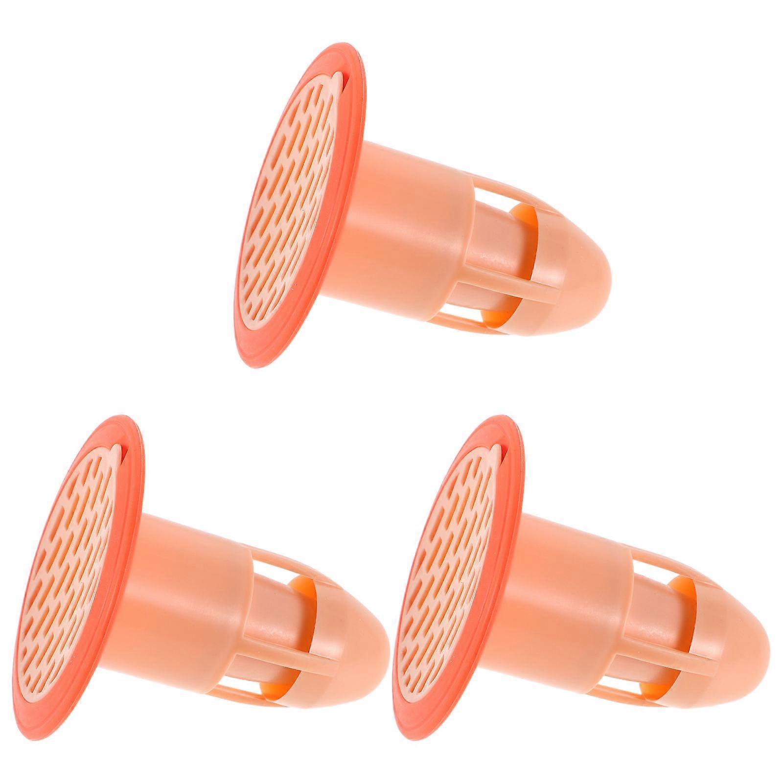 Drain Clog Remover Tool Floor Drain Cover Odor Prevention Insect Prevention Abs Tpr Material 10 00X7 50X7 50Cm 3Pcs