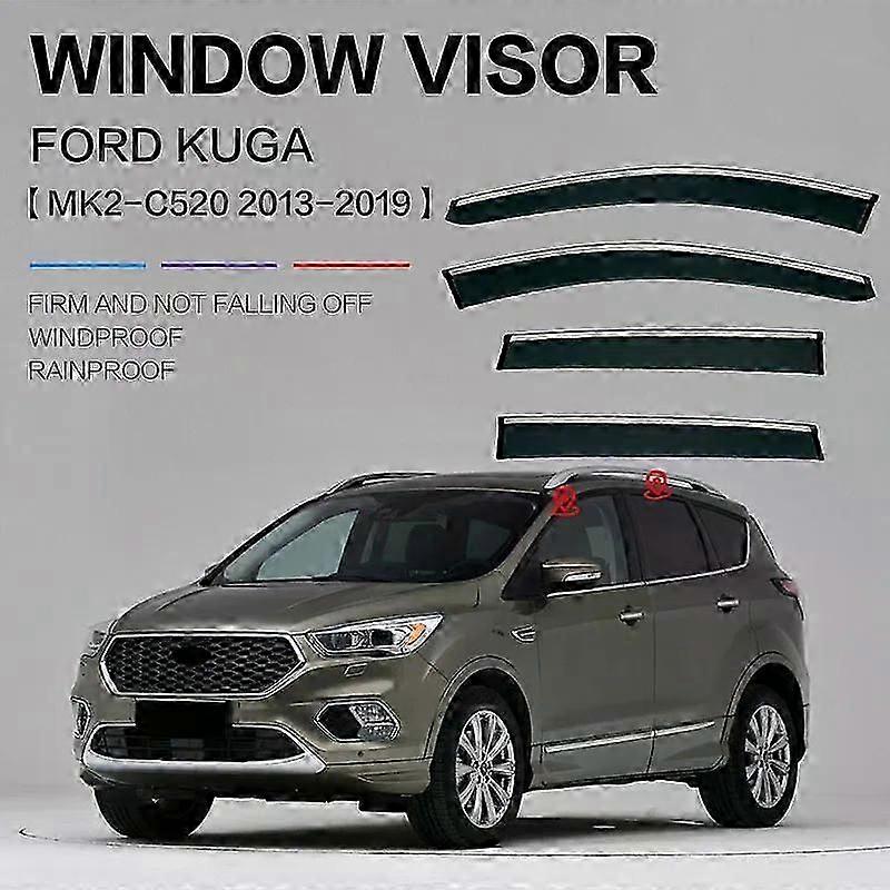 Applies To For Kuga C520 2013-2019 Window Visor Shades Ventvisor Deflectors Visors Rain Guard Shades Visor