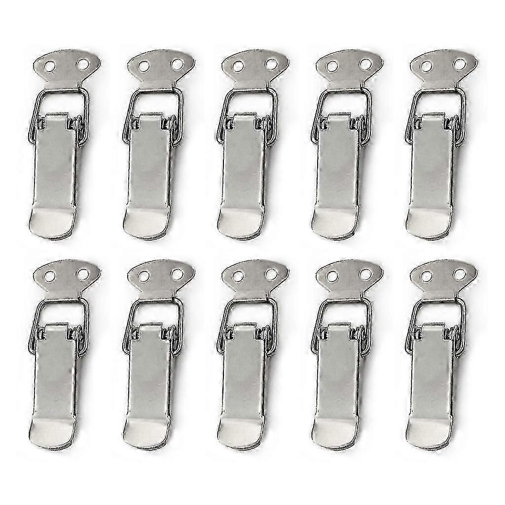 10 Pcs Spring Load Buckle Toggle Hasp for Latch Door Clasp for Latch Hardware Lo