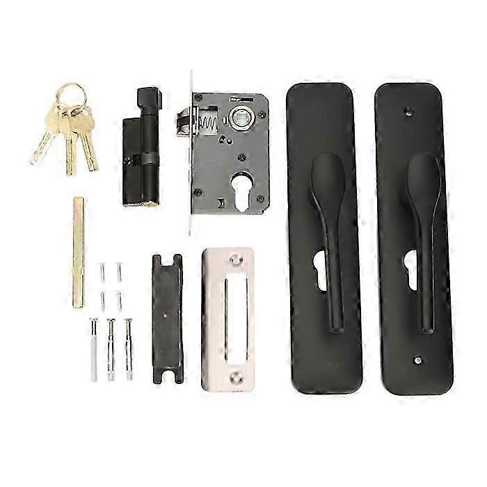 Door Handle Lock Set with Anti-Rust and Oxidation Resistant Coating for Enhanced Durability and Security