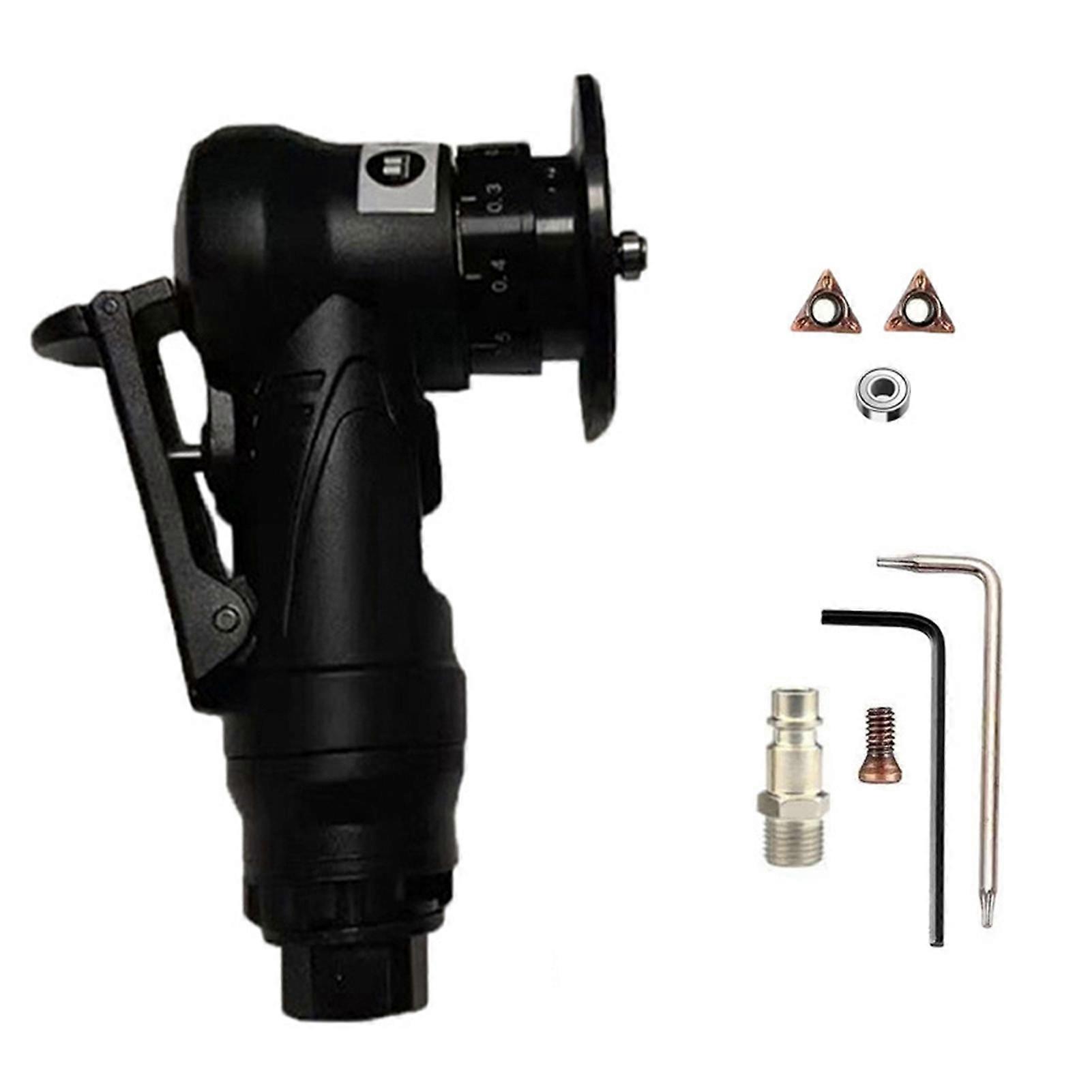 Pneumatic Chamfering Machine Carpenter Chamfering Tool Portable Handheld Grind Tool Metal Wood Acrylic Deburring Beveling Trimming Machine