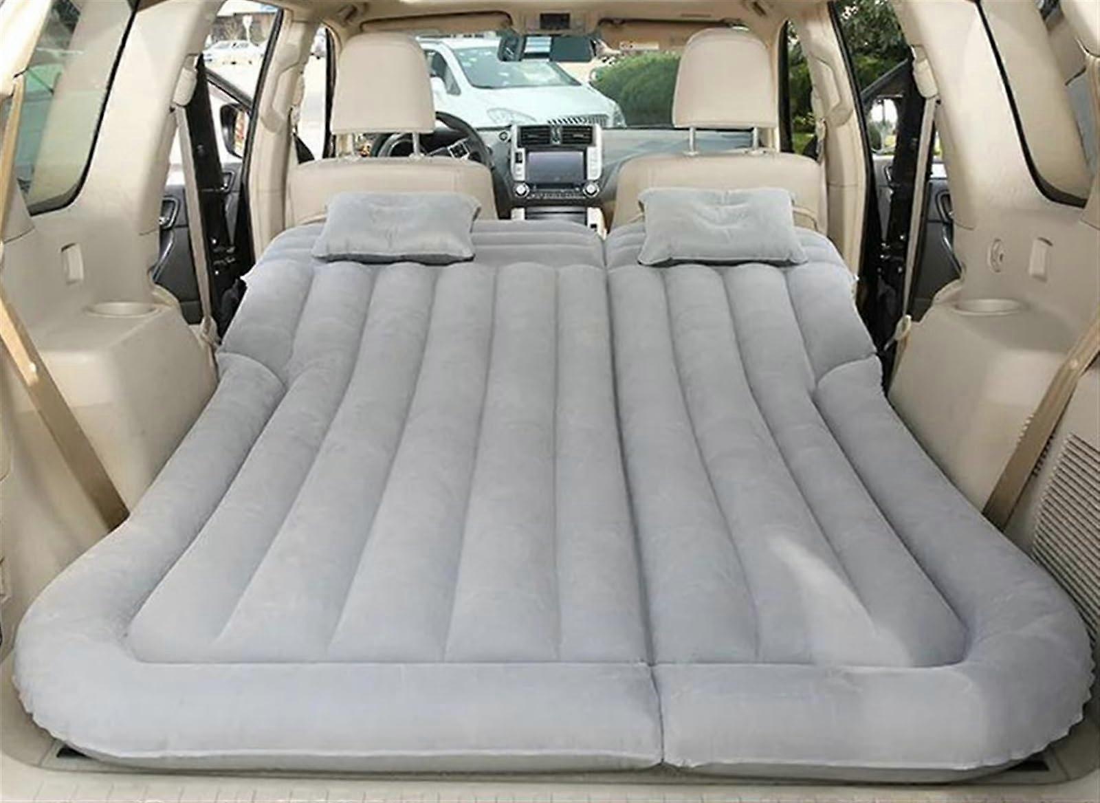 Auto air mattress, trunk, vehicle assembly, inflatable bed, rear, SUV, car travel bed, Gray Size 1