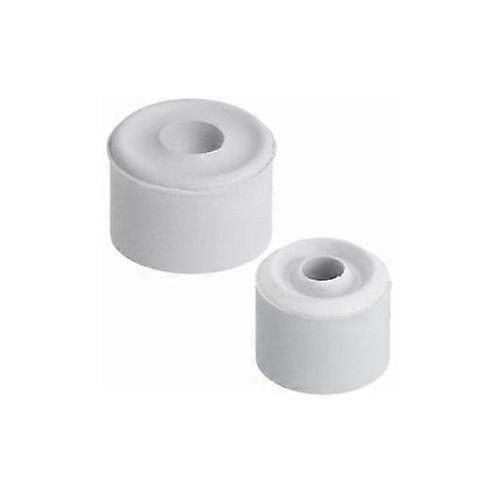 Small White Rubber Door Stops 25mm / 1''