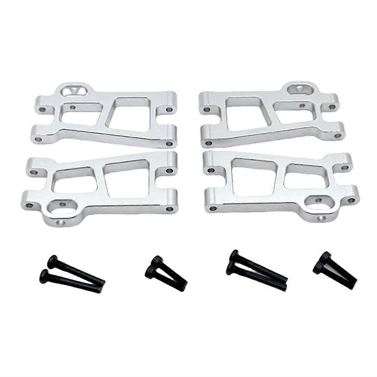 Front Rear Lower swing arm Kit for 1/16 M16 RC Car Silver
