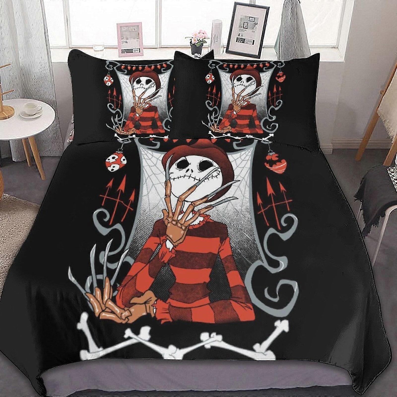 3 Pcs Bed Sheets Set with Breathable Duvet Cover and 2 Pillow Shams for All Seasons Bedding