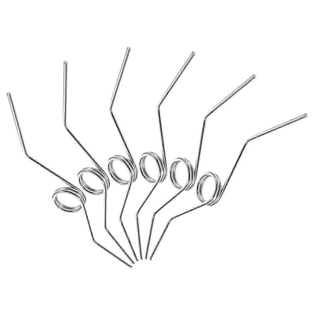 Pruning Shears Springs Pruner Replacement Springs Gardening Enthusiasts Silver 4.3×0.6×0.2in 6Pcs